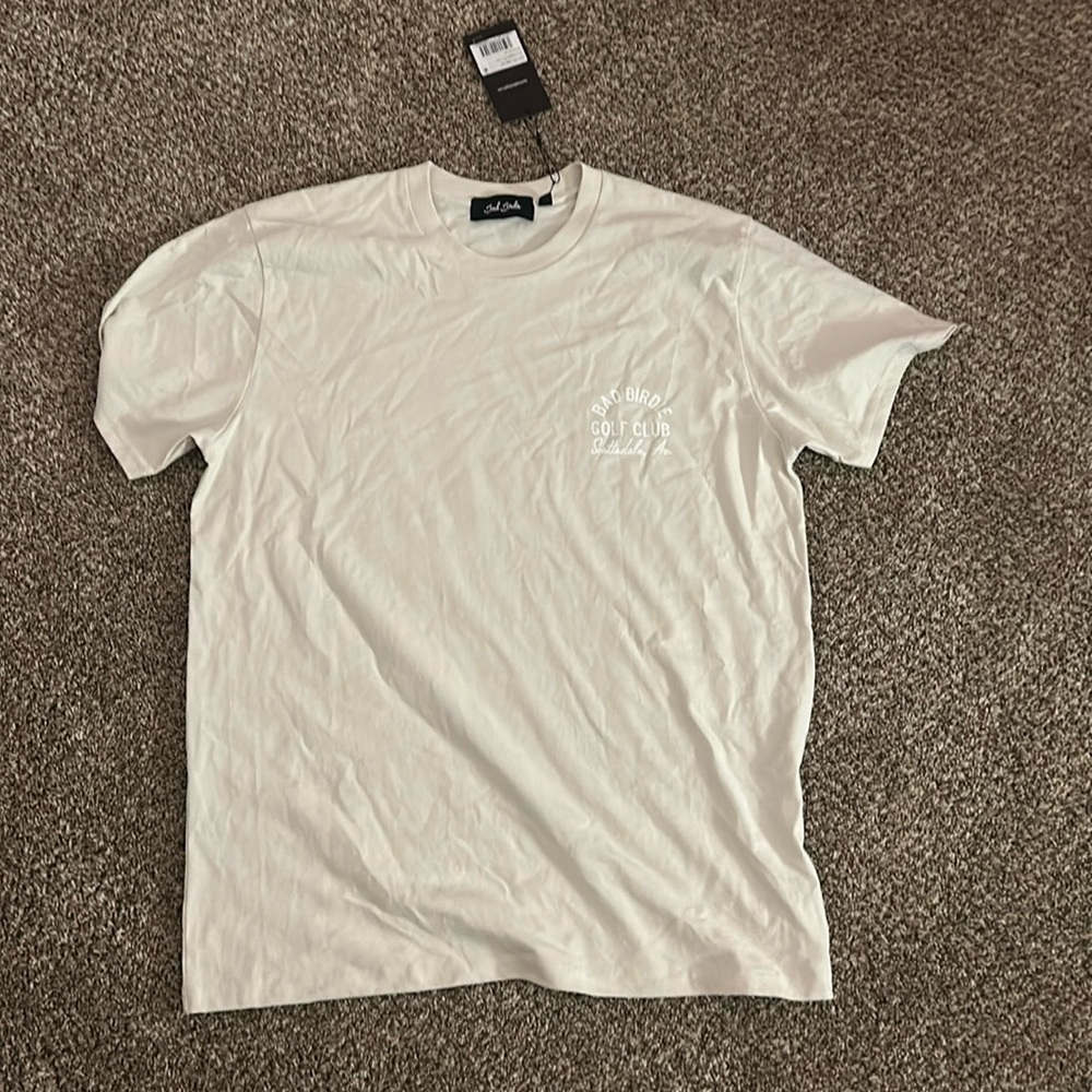 Bad Birdie White Short Sleeve Tee
